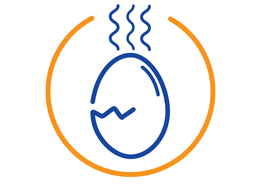graphic illustration of rotten egg smell
